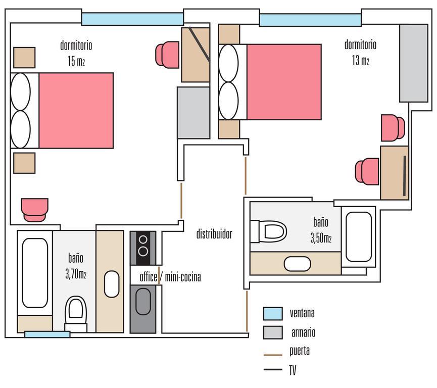 Apartamentos Sabinas Zaragoza Centro Δωμάτιο φωτογραφία